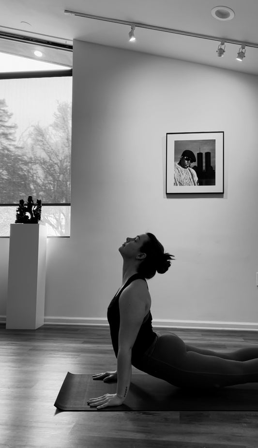 Yoga in the Art Gallery